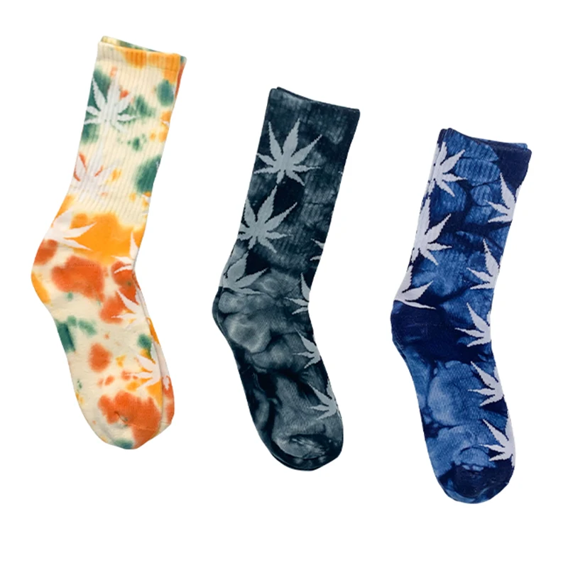 Professional Manufacture High Quality Colorful Hip Hop men's cotton socks fashion leaf casual long tie dye weed leaf socks, Black,blue,yellow
Professional Manufacture High Quality Colorful Hip Hop men's cotton socks fashion leaf casual long tie dye weed leaf socks, Black,blue,yellow