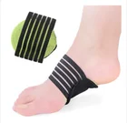 Medical material elastic breathable filling absorbent feet arch pad bandage correction belt insoles for flat foot arch