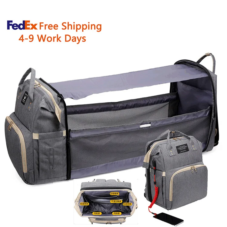 Fedex Free Shipping Dropshippers Multifunctional Foldable Bed Diaper Bag Portable Large Capacity Mummy Baby Diapers Bag baclpack
Fedex Free Shipping Dropshippers Multifunctional Foldable Bed Diaper Bag Portable Large Capacity Mummy Baby Diapers Bag baclpack