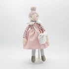 Lovely custom plush baby rag princess doll with dress
