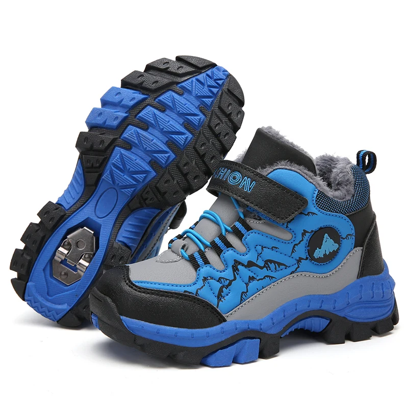 new kids outdoor shoes of boy fashion children plush warm hiking toe steel sport casual shoes in winter
new kids outdoor shoes of boy fashion children plush warm hiking toe steel sport casual shoes in winter