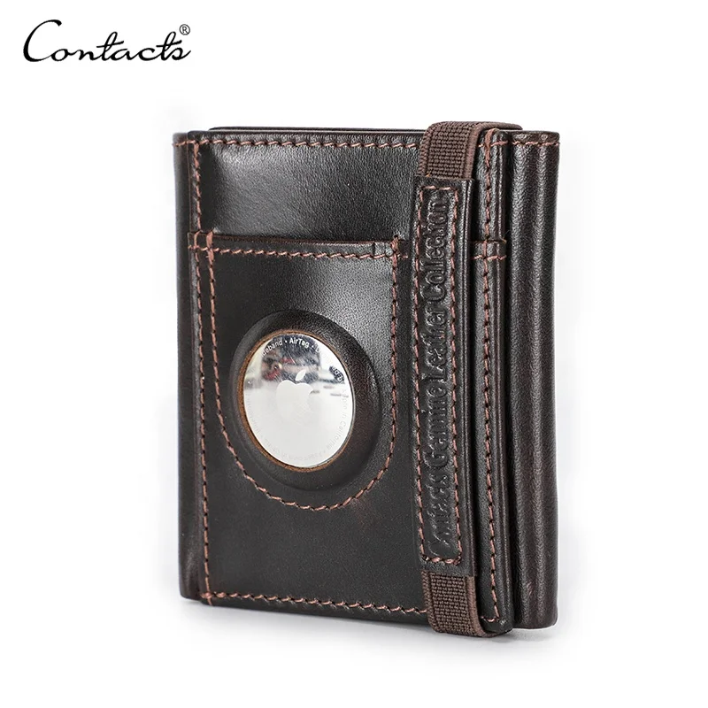 European Style RFID Blocking 5 Card Holder Trifold Wallet Genuine Leather Slim Airtag Wallet with Back Zipper Coin Pocket
European Style RFID Blocking 5 Card Holder Trifold Wallet Genuine Leather Slim Airtag Wallet with Back Zipper Coin Pocket