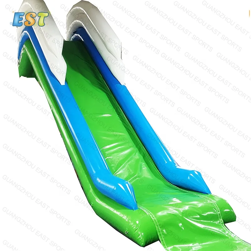 

Yacht water slide inflatable dock slide inflatable yacht slide for sale, Blue, white, yellow, green