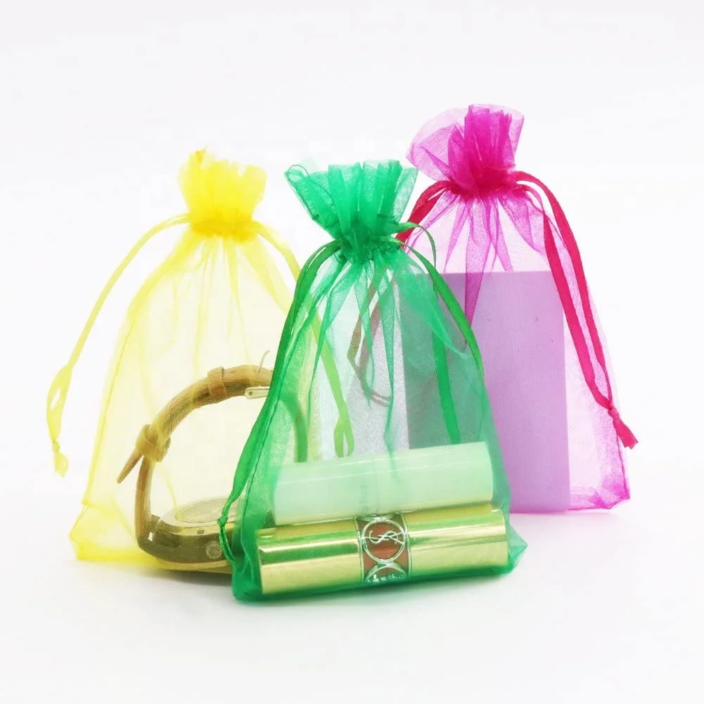 promotional drawstring organza gift bags