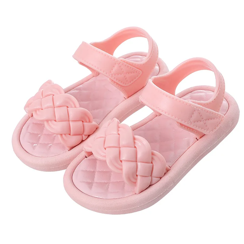 Girls summer sandals new solid color princess shoes home children's non-slip soft bottom open toe beach sandals, Black pink orange
Girls summer sandals new solid color princess shoes home children's non-slip soft bottom open toe beach sandals, Black pink orange