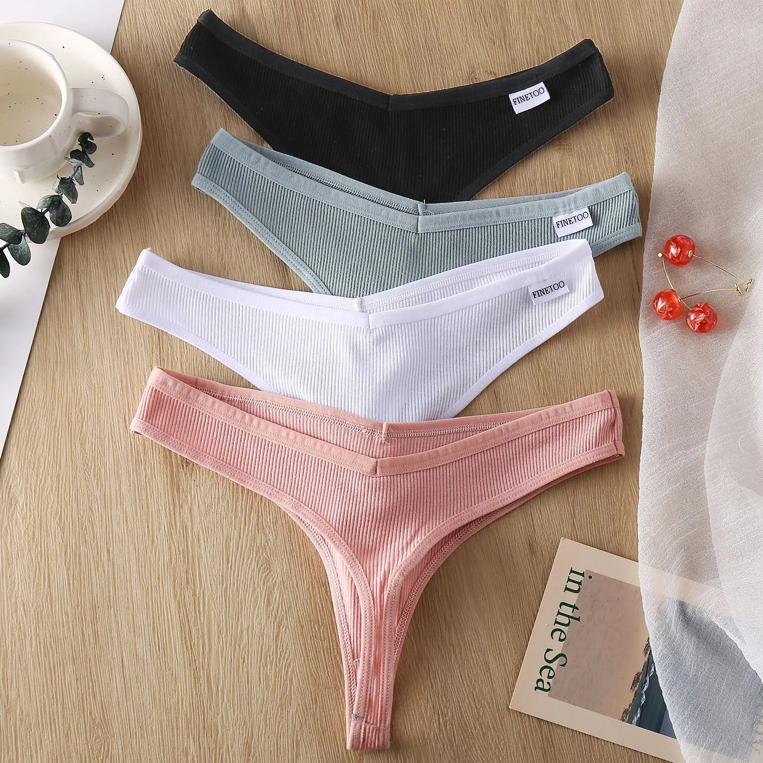 Ladies Cotton Sexy Low Waist Underwear Briefs High Slit Women Thong Briefs, Customized color
Ladies Cotton Sexy Low Waist Underwear Briefs High Slit Women Thong Briefs, Customized color