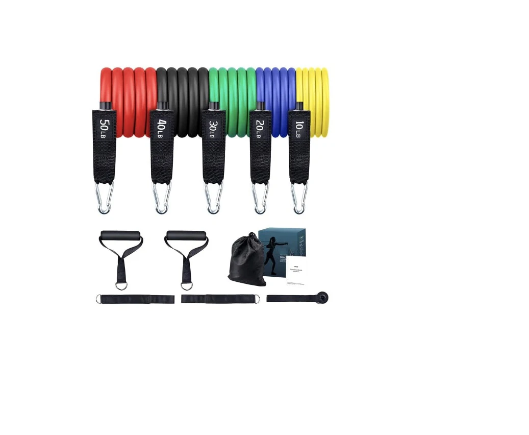 Wholesale workout fitness Gym pull up set 11 piece 11 pcs pc resistance bands Tube, Yellow, red, blue, green, black
Wholesale workout fitness Gym pull up set 11 piece 11 pcs pc resistance bands Tube, Yellow, red, blue, green, black