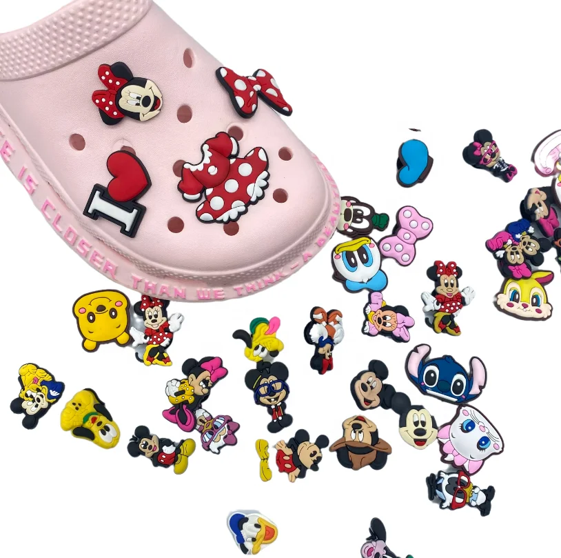 Wholesale cheap PVC cartoon mickey clock charms Custom designer sandals charms and bracelet for kids party gift gibz, As picture
Wholesale cheap PVC cartoon mickey clock charms Custom designer sandals charms and bracelet for kids party gift gibz, As picture