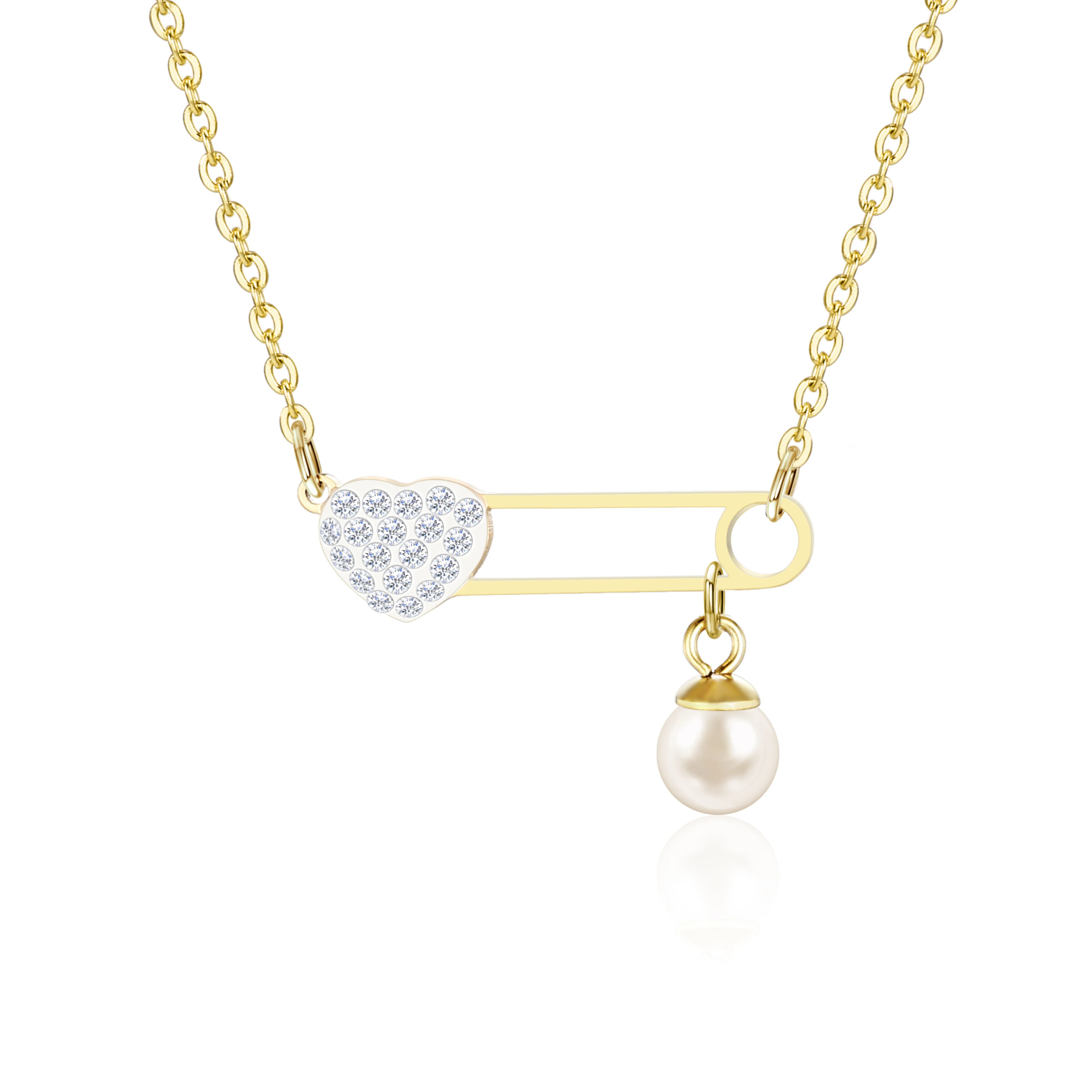 2020 Wholesale Fashion pendant stainless steel golden necklace for lady
2020 Wholesale Fashion pendant stainless steel golden necklace for lady