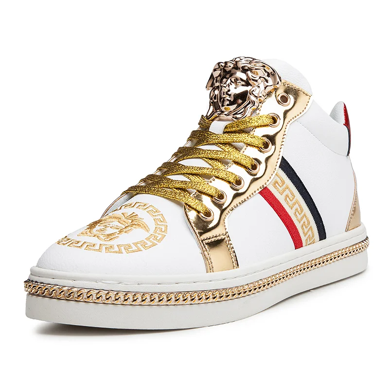 New Comfortable Mirrors zapatillas hombre Men White Casual Sneakers Shoes Fashion High top Embroidered Sneakers For Man
New Comfortable Mirrors zapatillas hombre Men White Casual Sneakers Shoes Fashion High top Embroidered Sneakers For Man