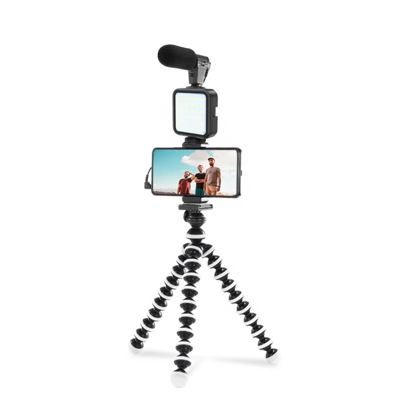Popular Handheld Mic Stand New Arrival Recording Video Vlogging KIT Youtube Camera Fill Light and USB Microphone
Popular Handheld Mic Stand New Arrival Recording Video Vlogging KIT Youtube Camera Fill Light and USB Microphone
