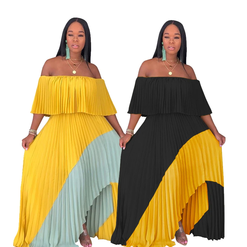 Dresses Women Elegant Summer Maxi Ladies Wedding Strapless Chiffon Polyester Dresses Women Elegant Maxi Dress, 2 colors
Dresses Women Elegant Summer Maxi Ladies Wedding Strapless Chiffon Polyester Dresses Women Elegant Maxi Dress, 2 colors