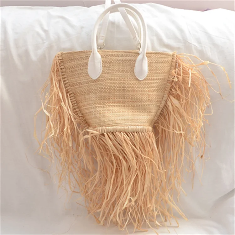 2021 New Summer Stylish Women Lady Long Tassels Natural Raffia Straw Bag for Beach Resort Dress 
2021 New Summer Stylish Women Lady Long Tassels Natural Raffia Straw Bag for Beach Resort Dress