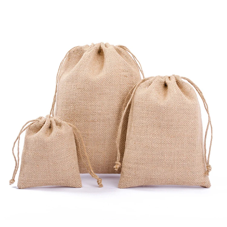 CG051 Wholesale eco friendly reusable jute sacks gift drawstring packaging shopping bag
CG051 Wholesale eco friendly reusable jute sacks gift drawstring packaging shopping bag