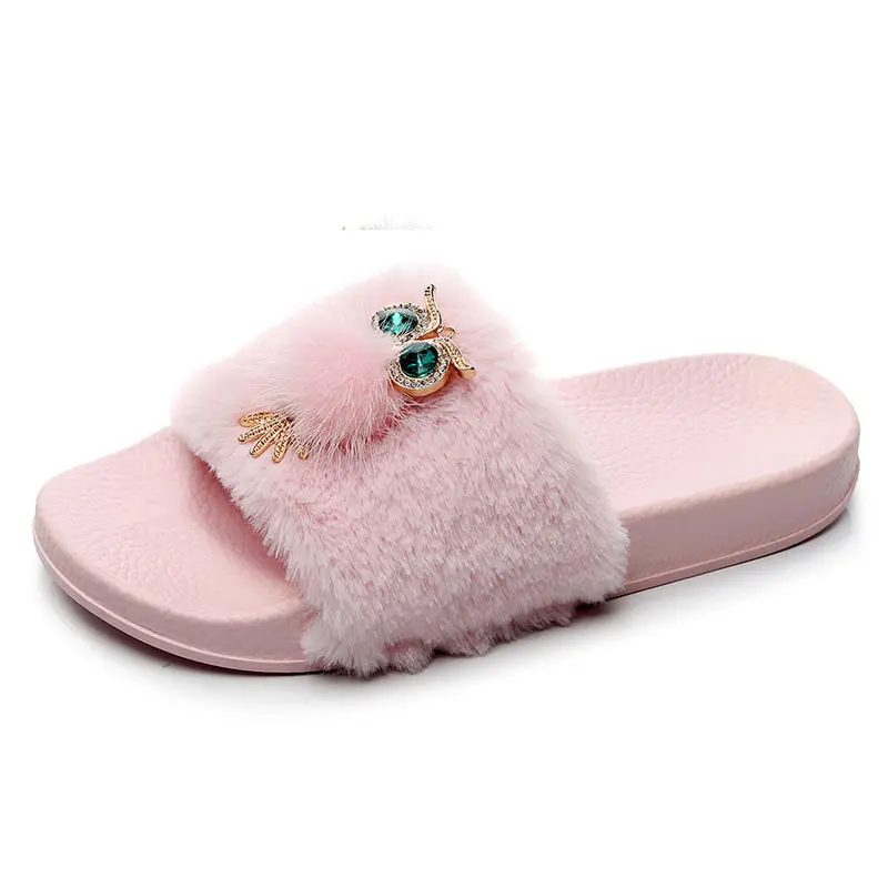 Ladies Furry Fur Slides Outdoor Casual Beach Shoes Plush Fluffy Flats Woman Flip Flops, Single
Ladies Furry Fur Slides Outdoor Casual Beach Shoes Plush Fluffy Flats Woman Flip Flops, Single