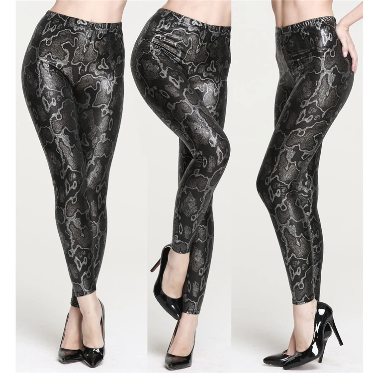 New Fashion Women's Faux Leather Leggings Snakeskin Pattern Slim Buttock Lifting Casual Leather Pants leggings, Black
New Fashion Women's Faux Leather Leggings Snakeskin Pattern Slim Buttock Lifting Casual Leather Pants leggings, Black