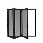 Thermal break aluminum bi folding door for house