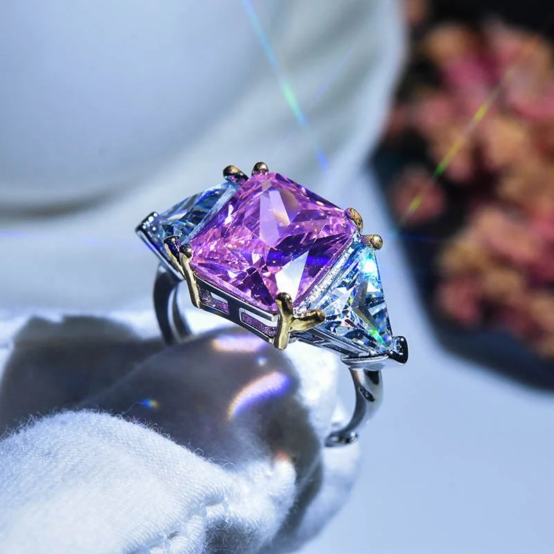 New Arrival Crystal Pink Princess Ring Jewelry Female Fashion Ring For Girl Bride Wedding Accessories Rings, Picture shows
New Arrival Crystal Pink Princess Ring Jewelry Female Fashion Ring For Girl Bride Wedding Accessories Rings, Picture shows