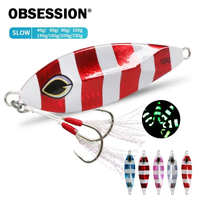 1# New Model Shore Slow Pitch Jigging Lure Trout Bass Bait Slow Casting Metal Jigging Lure Artificial Assist Hook, 5 colors for your choice
1# New Model Shore Slow Pitch Jigging Lure Trout Bass Bait Slow Casting Metal Jigging Lure Artificial Assist Hook, 5 colors for your choice