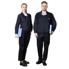 Polyester cotton anti-static coveralls fan uniforms work clothes for logistics