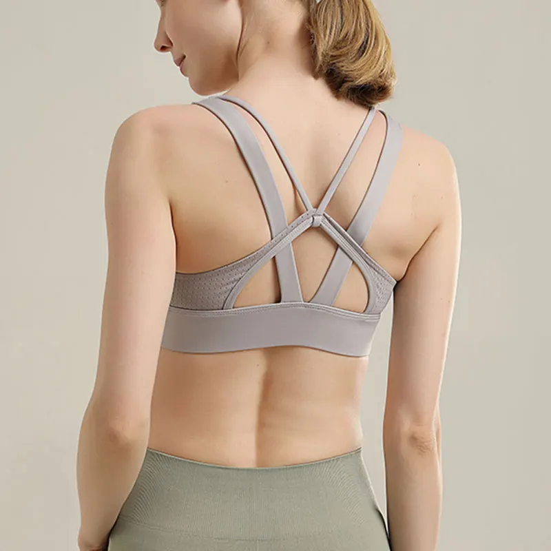 High Shockproof Yoga Bra Women Sexy Back Running Sportswear Vest Tight Fitness Women Sports bra High-Quality Yoga Tank Top, Black pimk gray
High Shockproof Yoga Bra Women Sexy Back Running Sportswear Vest Tight Fitness Women Sports bra High-Quality Yoga Tank Top, Black pimk gray