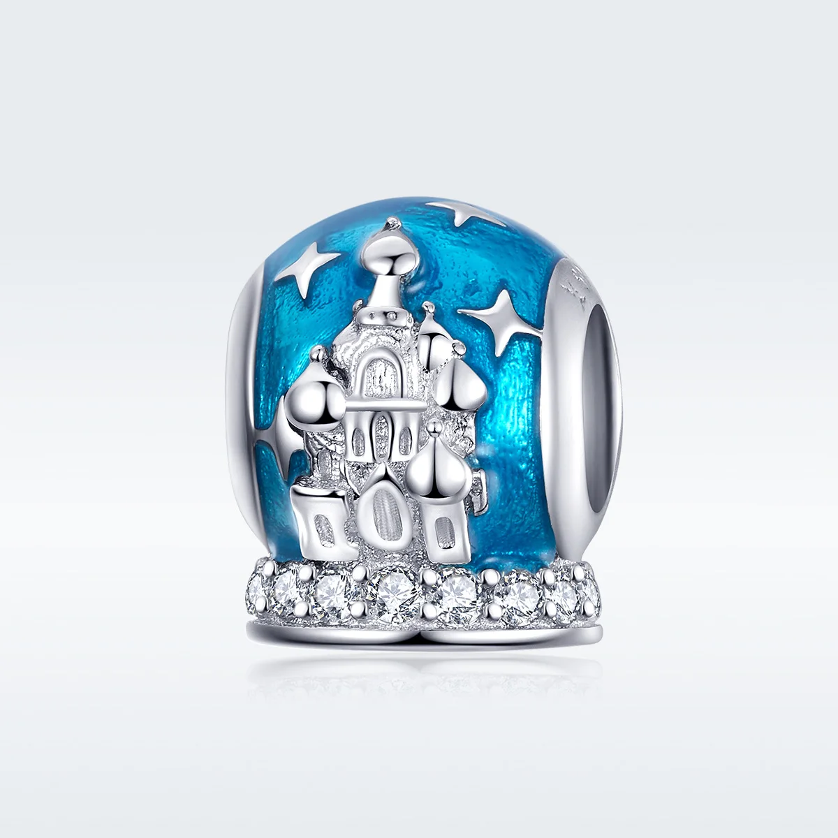 Castle in Crystal Ball Metal Beads for Women Jewelry Making 925 Sterling Silver Enamel Charm for Bracelet
Castle in Crystal Ball Metal Beads for Women Jewelry Making 925 Sterling Silver Enamel Charm for Bracelet