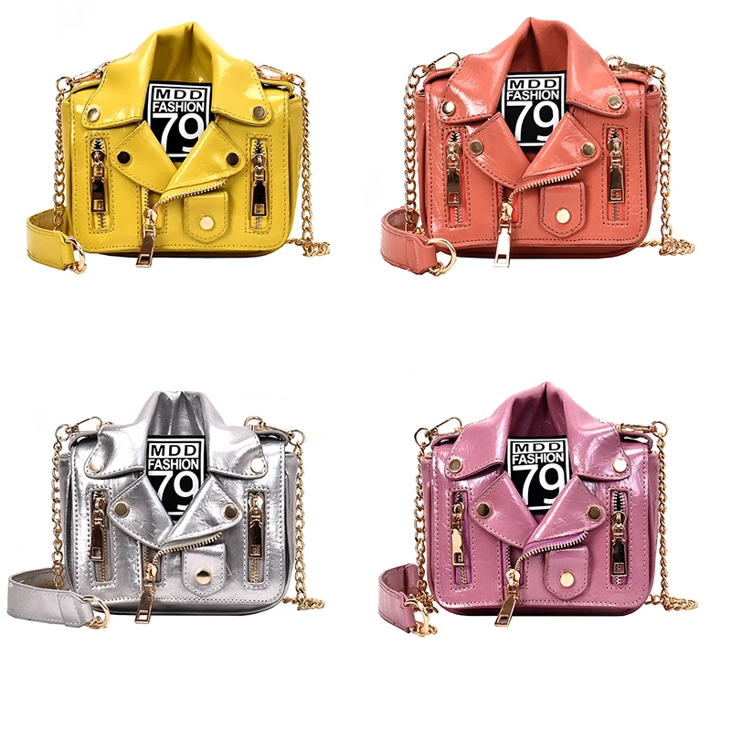 Fashion Square Jacket Hand Bag Function Korea Style Chains Jacket Handbag Pu Leather Girls Crossbody Bag, Customizable
Fashion Square Jacket Hand Bag Function Korea Style Chains Jacket Handbag Pu Leather Girls Crossbody Bag, Customizable