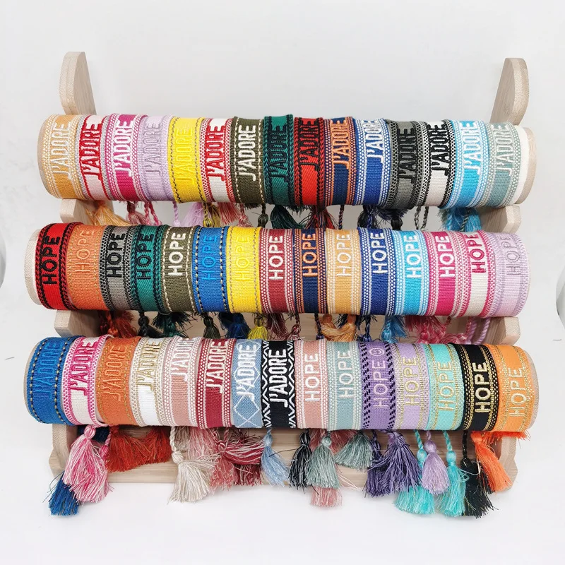 2023 Fashion Handmade Bracelets HAPPY DREAM PRETTY Custom Braided Friendship Bracelets for Women
2023 Fashion Handmade Bracelets HAPPY DREAM PRETTY Custom Braided Friendship Bracelets for Women