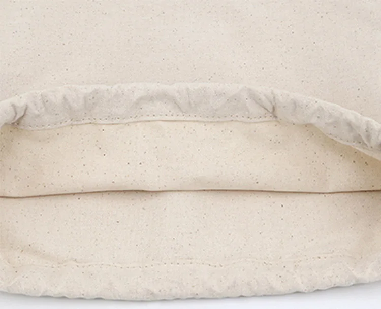 Custom Canvas Drawstring Pouch Bags Eco Friendly Reusable Blank Small Organic Cotton Drawstring Bag with Logo
