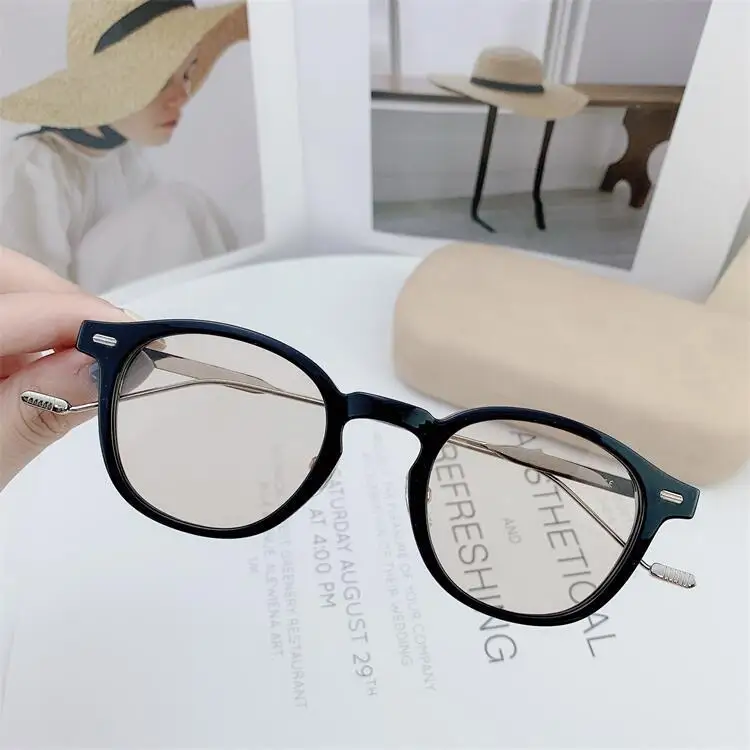 0969 2021 new vintage optical glasses frame retro unisex custom round blue light blocking glasses tr, Picture
0969 2021 new vintage optical glasses frame retro unisex custom round blue light blocking glasses tr, Picture