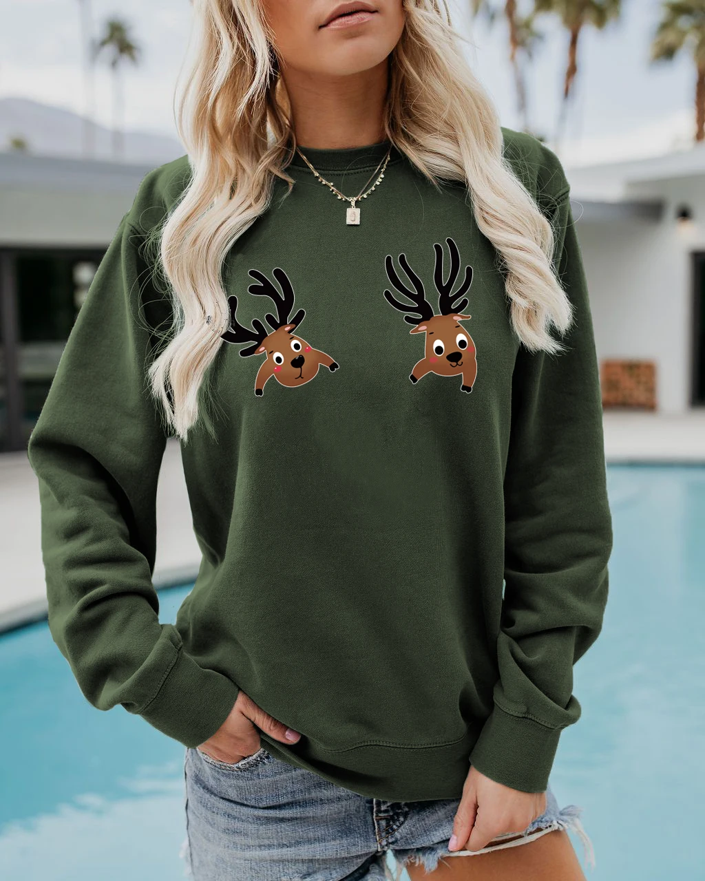 Woman Christmas Long Sleeve Sweatshirt Top Drink Up Grinches Loose Fit Letter Printed Round Neck, Customized color
Woman Christmas Long Sleeve Sweatshirt Top Drink Up Grinches Loose Fit Letter Printed Round Neck, Customized color