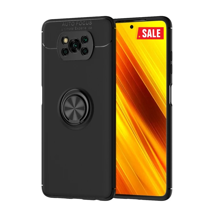 360 Degree Rotating Metal Ring Holder TPU Case Shockproof Bumper Cases for Xiaomi Poco X3 NFC Mobile Cover
360 Degree Rotating Metal Ring Holder TPU Case Shockproof Bumper Cases for Xiaomi Poco X3 NFC Mobile Cover