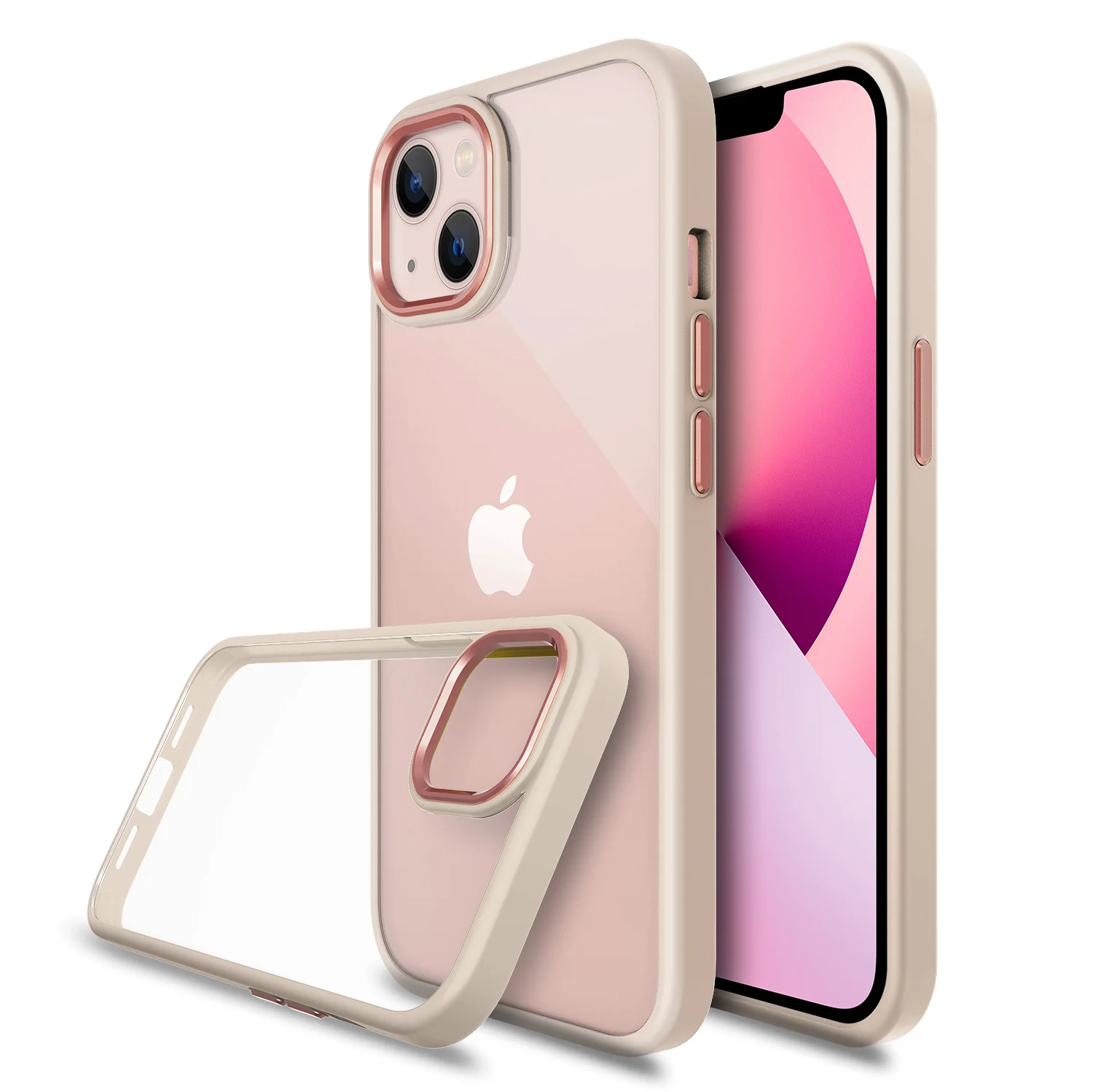 Luxury Stong Protection Clear TPU Shock proof Frame 2MM Upgrade PC Alloy Ring For iPhone 13 Pro Max
Luxury Stong Protection Clear TPU Shock proof Frame 2MM Upgrade PC Alloy Ring For iPhone 13 Pro Max