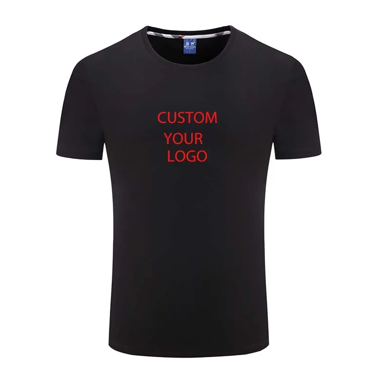Cotton Mens Women Wholesale Custom T-shirt Printing oem Logo Black Plain tshirt
Cotton Mens Women Wholesale Custom T-shirt Printing oem Logo Black Plain tshirt