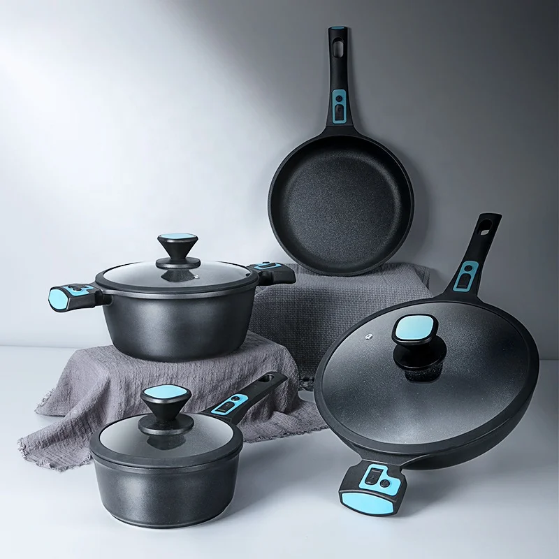 4pcs Multi-function kitchen non stick Aluminum alloy cooking pans and pot cookware set casserole Modern and Simple
4pcs Multi-function kitchen non stick Aluminum alloy cooking pans and pot cookware set casserole Modern and Simple