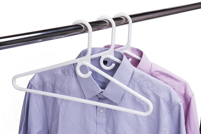 High quality thick clothes plastic cloth suit hanger, hangers for cloths plastic