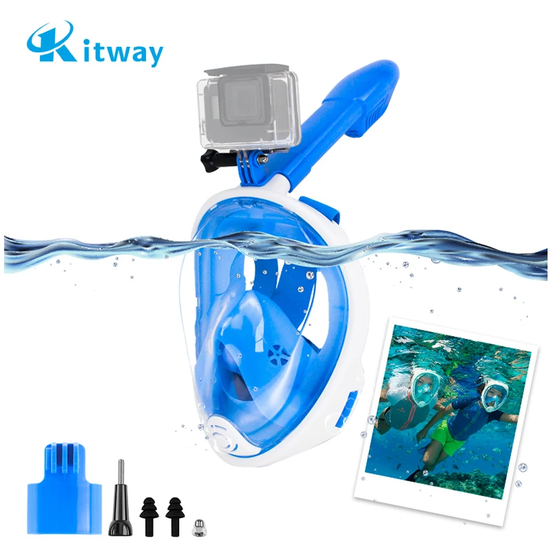 Newest Children Full Face Diving Mask Kids Swim Mask Snorkeling Mask made from, Blue+pink
Newest Children Full Face Diving Mask Kids Swim Mask Snorkeling Mask made from, Blue+pink