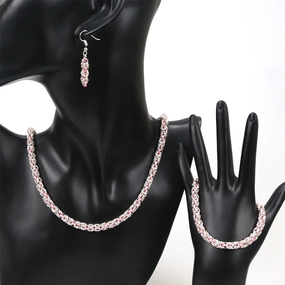 Fashion Handmade Byzantine Custommade Chainmail Necklace&Bracelet&Earring Supplier, Photo color
Fashion Handmade Byzantine Custommade Chainmail Necklace&Bracelet&Earring Supplier, Photo color