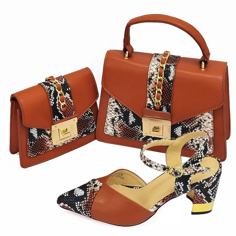Luxury Designer Shoe Bag Set Ensemble Sac Chaussures Snake Grain Leather Pumps Popular Party Matching High Heels And Bag Set, 6 colors to choose
Luxury Designer Shoe Bag Set Ensemble Sac Chaussures Snake Grain Leather Pumps Popular Party Matching High Heels And Bag Set, 6 colors to choose