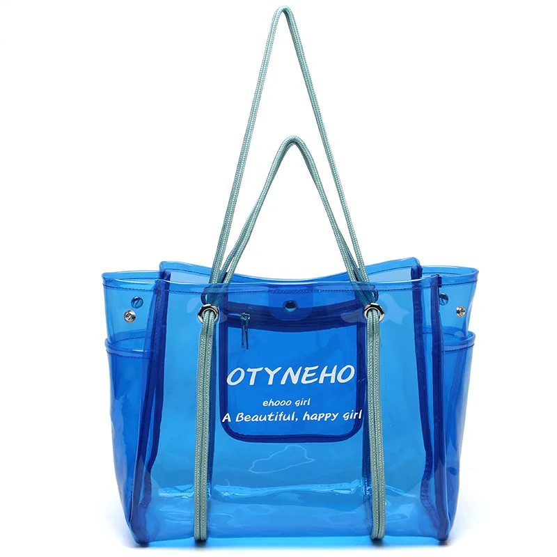 Large Water Resistant Beach Tote Bag Trendy Summer Hip Hop Candy Color Jelly Hand Bag INS Style Street Transparent PVC Handbag
Large Water Resistant Beach Tote Bag Trendy Summer Hip Hop Candy Color Jelly Hand Bag INS Style Street Transparent PVC Handbag
