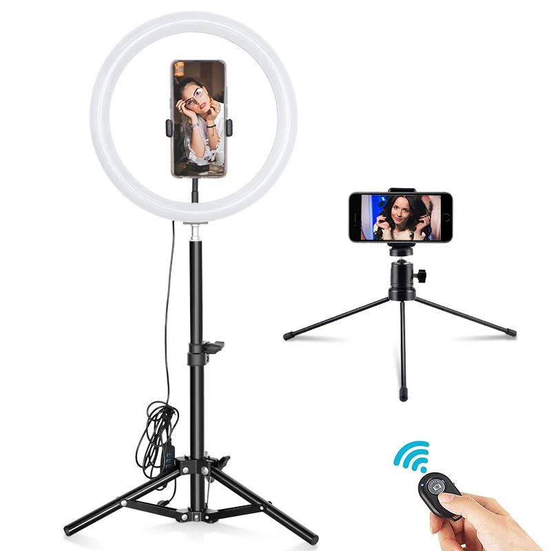 12 inch LED Ring Light Portable USB Ring Lamp Dimmable Circular Light Desktop with Phone Holder Tripod for Selfie Photography, White, white warm, warm
12 inch LED Ring Light Portable USB Ring Lamp Dimmable Circular Light Desktop with Phone Holder Tripod for Selfie Photography, White, white warm, warm