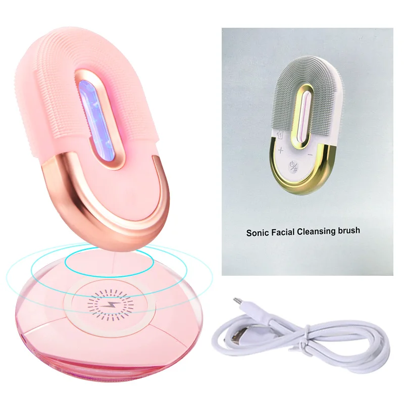 2021 new Three Kinds Vibrating Silica Gel Cleanser Household Silicone Face Cleaning Brush, Pink purple blue
2021 new Three Kinds Vibrating Silica Gel Cleanser Household Silicone Face Cleaning Brush, Pink purple blue