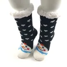Custom quality winter soft warm women thick long socks