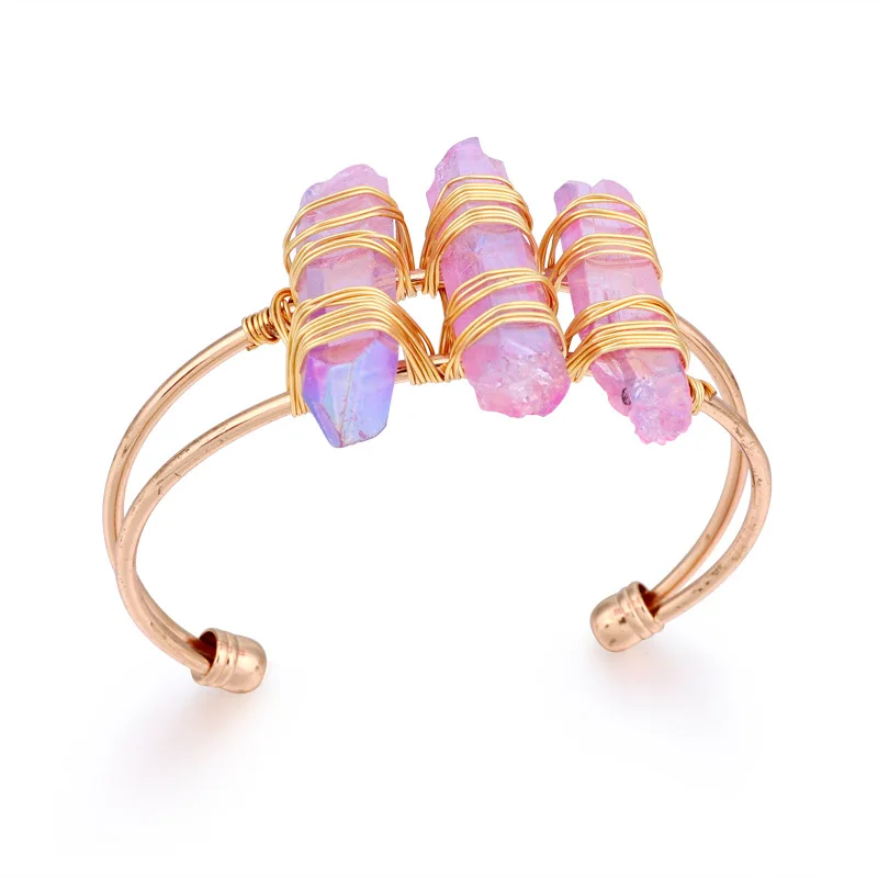 Hand Wrap Adjustable Irregular Hexagon Crystal Gemstone Natural Stone Womens Trendy Bracelets, As pic
Hand Wrap Adjustable Irregular Hexagon Crystal Gemstone Natural Stone Womens Trendy Bracelets, As pic