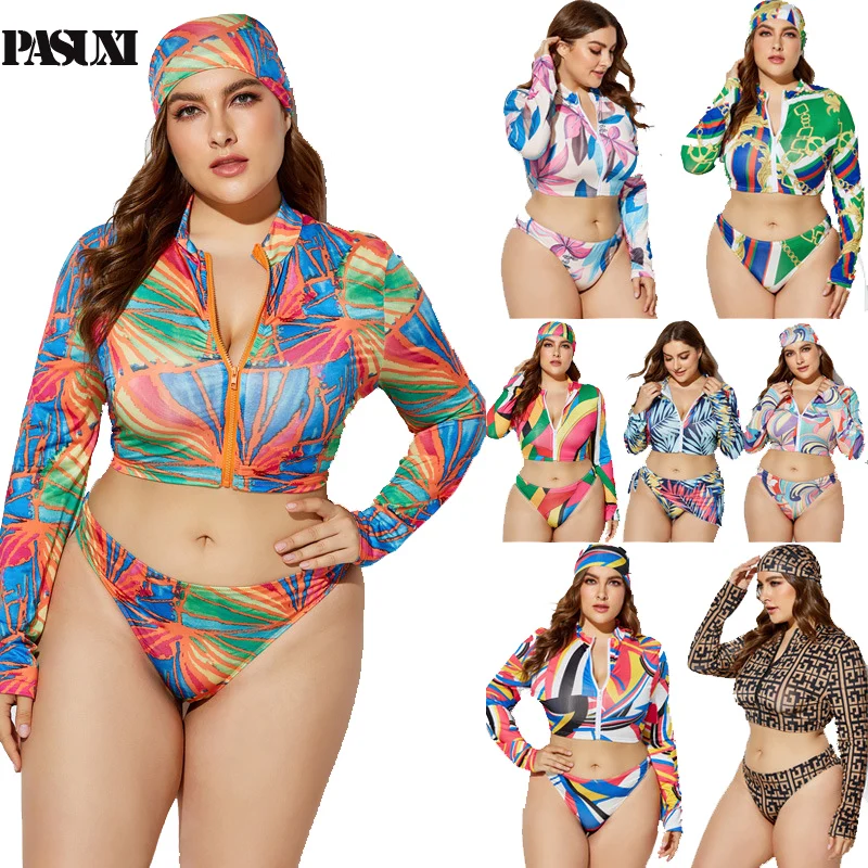 PASUXI Unique Sexy Ladies Chiffon Long Sleeve Cross Bikini Solid Color Swimsuit Tube Top High Waist Strapless Swimwear, As picture
PASUXI Unique Sexy Ladies Chiffon Long Sleeve Cross Bikini Solid Color Swimsuit Tube Top High Waist Strapless Swimwear, As picture