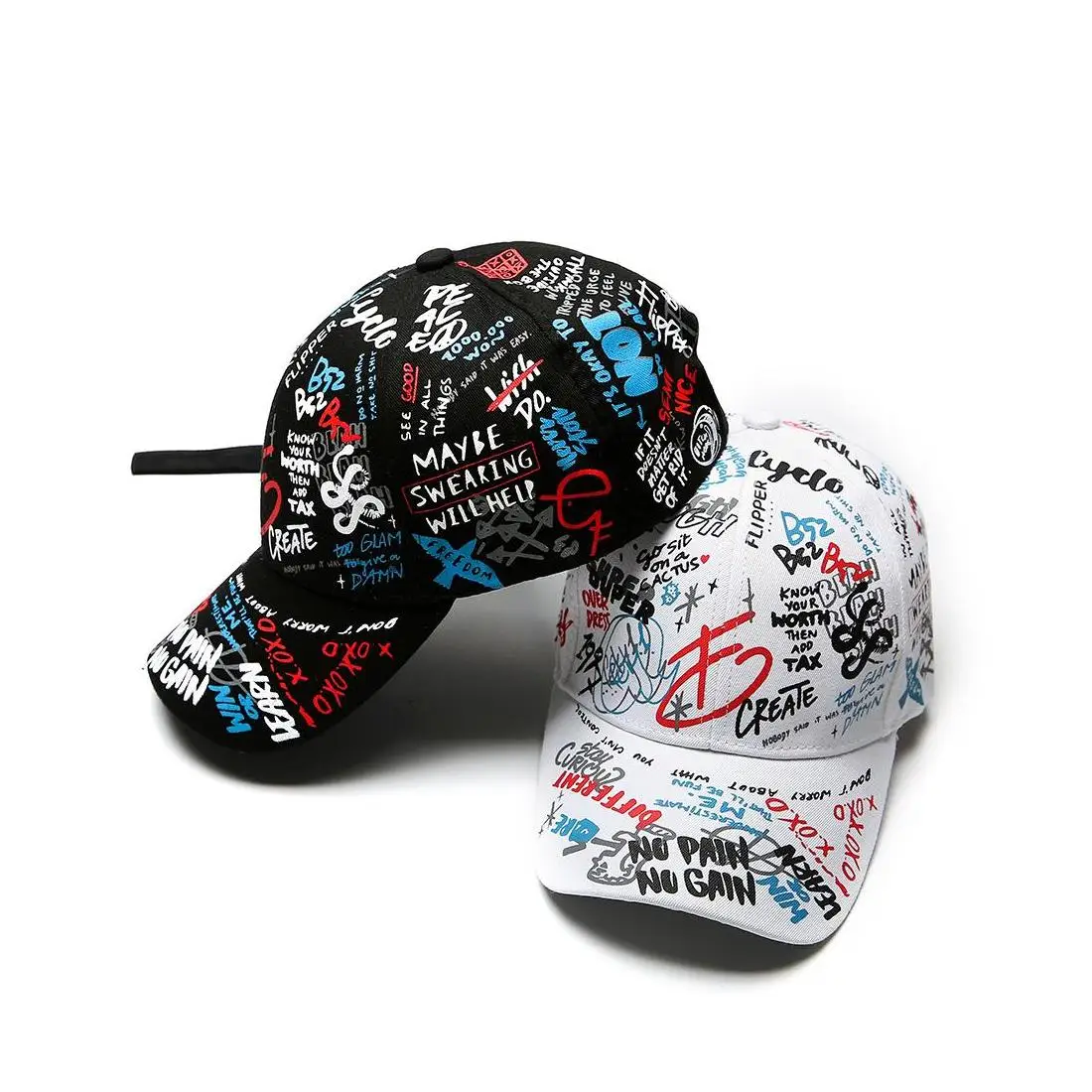 Spring Graffiti Printing Baseball Cap Child Parent Hat Long Tail Hip-Hop Hat Wholesale Cap
Spring Graffiti Printing Baseball Cap Child Parent Hat Long Tail Hip-Hop Hat Wholesale Cap