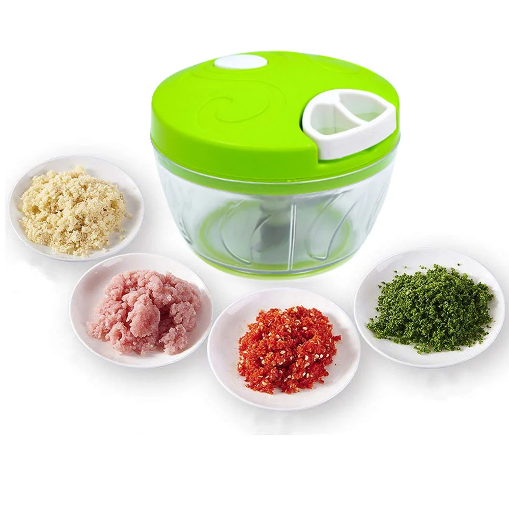 Powerful Household Meat Grinder Hand-power Food Chopper Mincer Mixer Blender Fruit & Vegetable Tools Vegetable Cutter Green 1000
Powerful Household Meat Grinder Hand-power Food Chopper Mincer Mixer Blender Fruit & Vegetable Tools Vegetable Cutter Green 1000