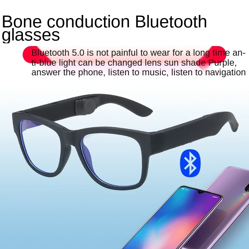 New smart bone conduction glasses Retro glasses Polarized sunglasses Listen to music phone driving glasses
New smart bone conduction glasses Retro glasses Polarized sunglasses Listen to music phone driving glasses