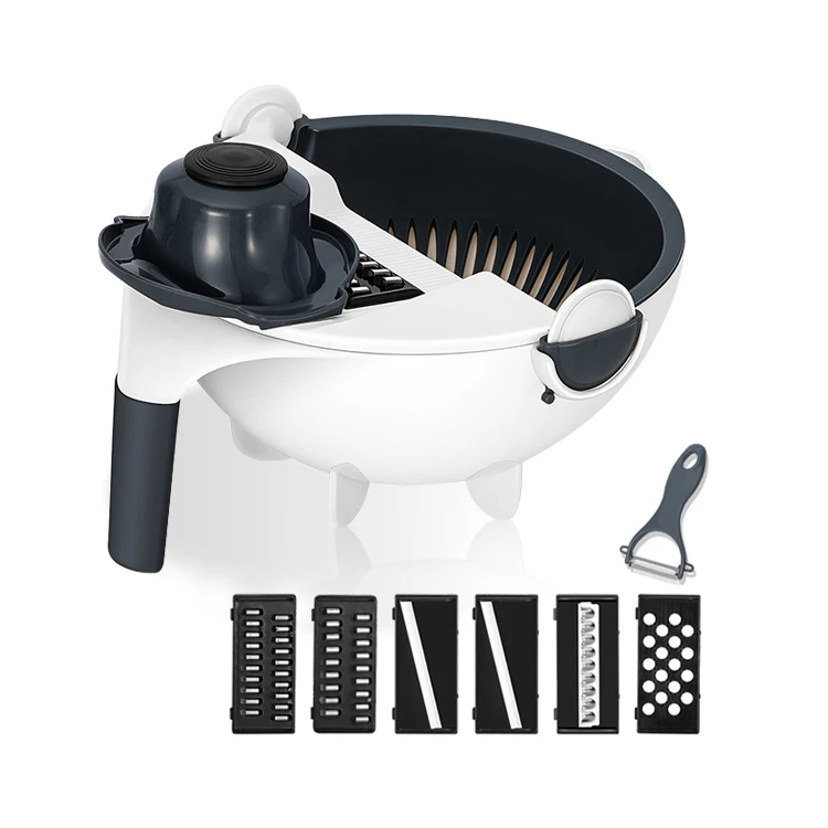 CHRT Kitchen Accessories Multifunction 9 in 1 Manual Vegetable cutter Fruit Chopper Cutter Slicer vegetable slicer cutter, White, blue
CHRT Kitchen Accessories Multifunction 9 in 1 Manual Vegetable cutter Fruit Chopper Cutter Slicer vegetable slicer cutter, White, blue