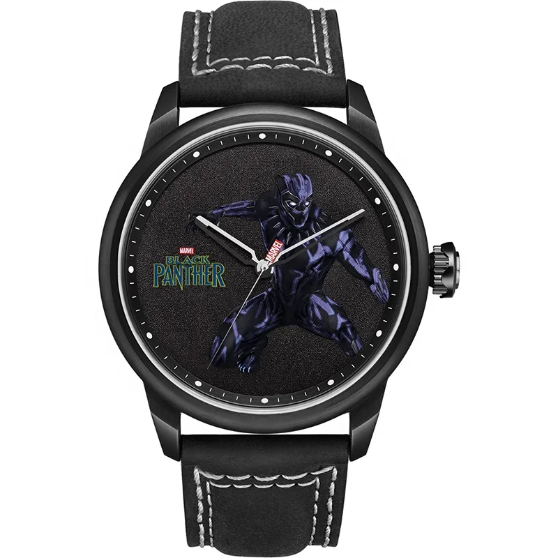 

BlackPanther Men's Quartz Time Display Watch for Wakanda Forever Memory